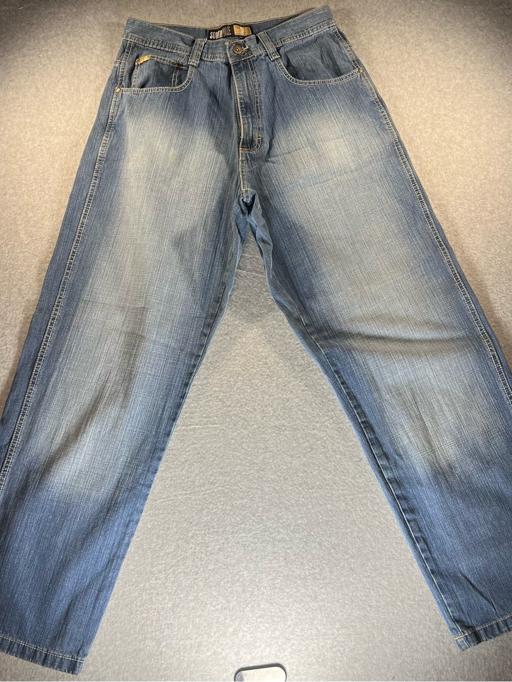 Extremely Baggy Southpole Gold Tab Jeans Men's Measures To 32x31